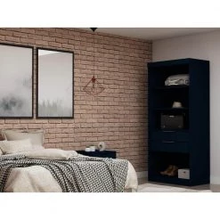 Ramsey Tatiana Midnight Blue Open 1-Sectional Closet by Luxor 18 Ramsey Tatiana Midnight Blue Open 1-Sectional Closet by Luxor -Furniture Store tatiana midnight blue luxor armoires wardrobes 109hd3 c3 1000