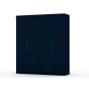 Ramsey 2.0 Tatiana Midnight Blue Wardrobe Closet (Set of 2) by Luxor
