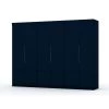 Ramsey 2.0 Tatiana Midnight Blue Wardrobe Closet (Set of 3) by Luxor