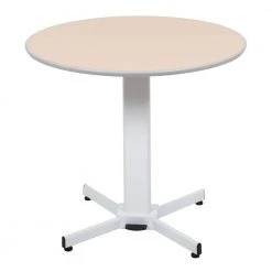 31.5 in. Rectangular Teak Standing Desks with Adjustable Height by Luxor -Furniture Store teak luxor standing desks lx pnadj round 4f 1000