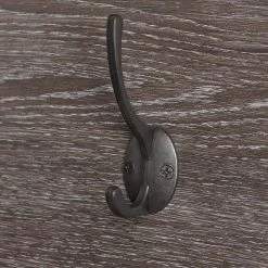 Afton Weathered Brown Metal Frame Hall Tree by RiverRidge Home -Furniture Store weathered brown riverridge home hall trees 16 036 1f 1000