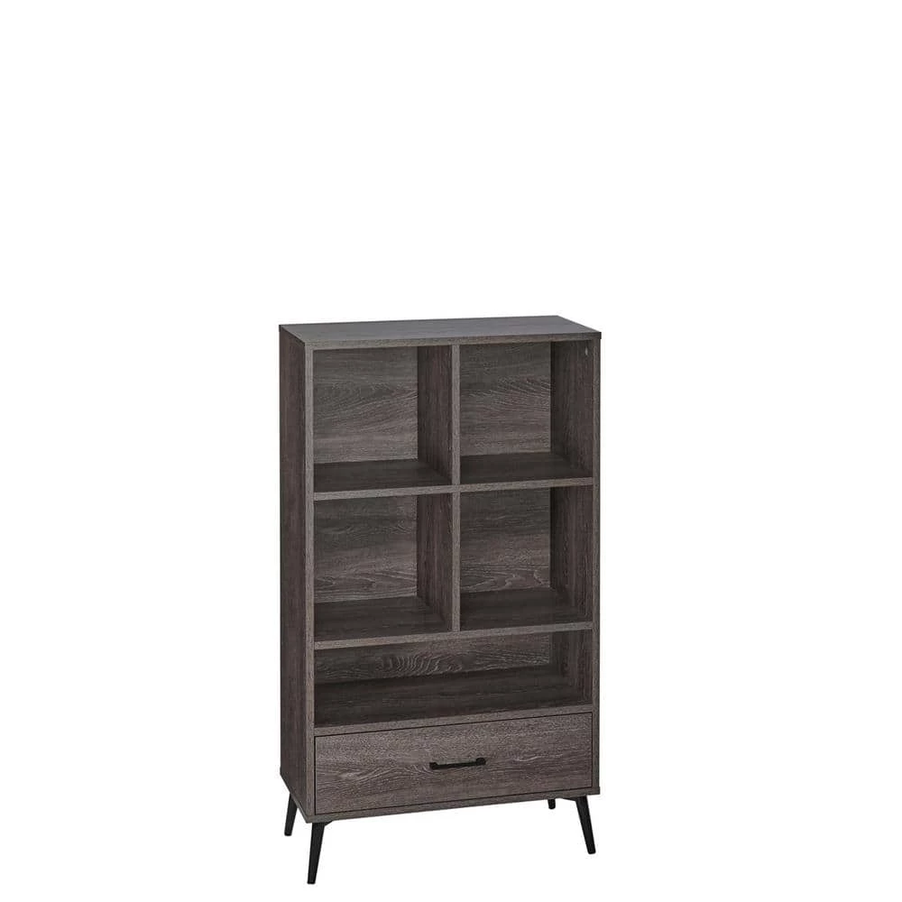 Woodbury Weathered Wood Storage Cabinet with Cubbies and Drawer by RiverRidge Home 1 Woodbury Weathered Wood Storage Cabinet with Cubbies and Drawer by RiverRidge Home