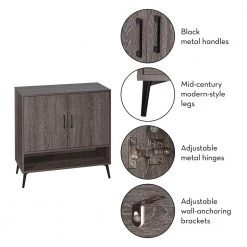 Woodbury Weathered Wood Shoe Cabinet by RiverRidge Home 16 Woodbury Weathered Wood Shoe Cabinet by RiverRidge Home -Furniture Store weathered wood riverridge home accent cabinets 16 028 1d 1000