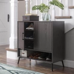 Woodbury Weathered Wood Shoe Cabinet by RiverRidge Home 19 Woodbury Weathered Wood Shoe Cabinet by RiverRidge Home -Furniture Store weathered wood riverridge home accent cabinets 16 028 c3 1000