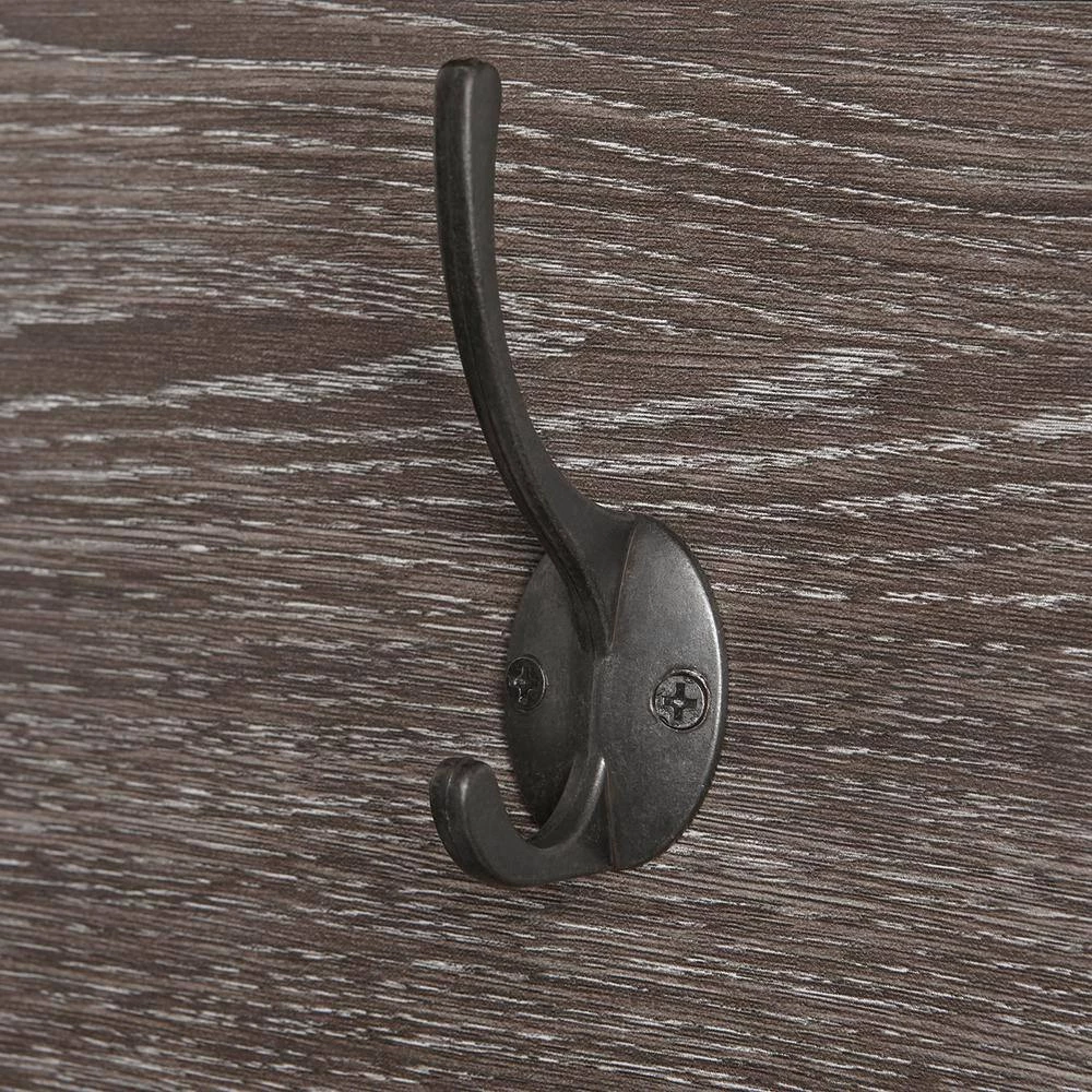 Woodbury Weathered Wood Hall Tree with Bench by RiverRidge Home 10 Woodbury Weathered Wood Hall Tree with Bench by RiverRidge Home - Image 10