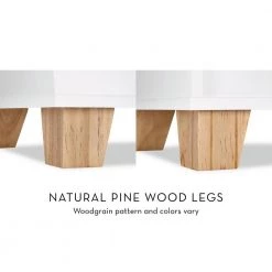 Kids Catch-All 35 in. White Multi-Cubby Toy Organizer and 2 Gray Bins by RiverRidge Home -Furniture Store white gray bins riverridge home toy boxes 02 336k 44 1000