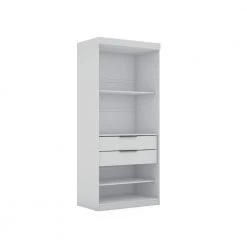 Ramsey White Open Closet Armoire 81.3 in. H x 107.94 in. W x 21.65 in. D by Luxor 20 Ramsey White Open Closet Armoire 81.3 in. H x 107.94 in. W x 21.65 in. D by Luxor -Furniture Store white luxor armoires wardrobes 113hd1 76 1000
