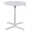 32 in. Pneumatic Height Adjustable Round Cafe Table by Luxor