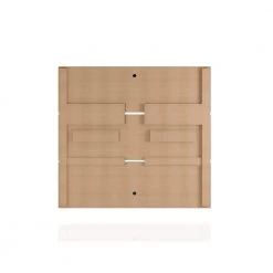 Rochester 71 in. White Particle Board Floating Entertainment Center Fits TVs Up to 65 in. with Cable Management by Luxor -Furniture Store white luxor tv stands 223hd2 66 1000