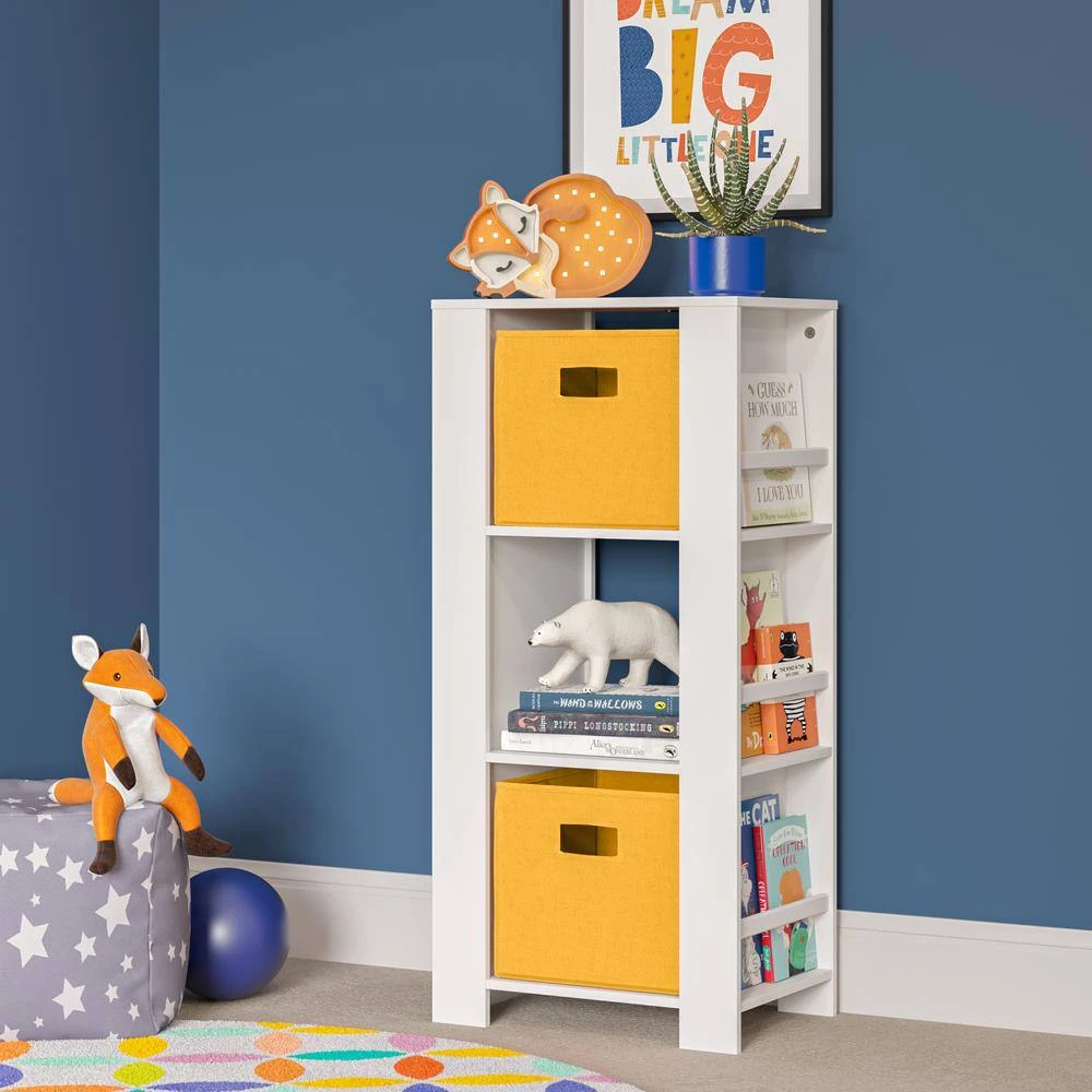 Kids White Cubby Storage Tower with Bookshelves by RiverRidge Home 9 Kids White Cubby Storage Tower with Bookshelves by RiverRidge Home - Image 9