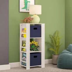 Kids White Cubby Storage Tower with Bookshelves by RiverRidge Home 21 Kids White Cubby Storage Tower with Bookshelves by RiverRidge Home -Furniture Store white riverridge home kids bookshelves 02 161 44 1000