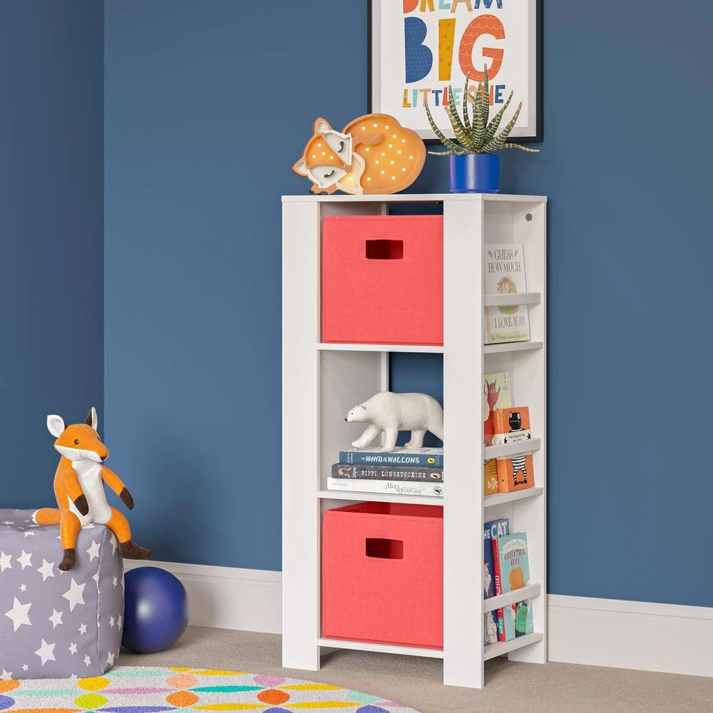 Kids White Cubby Storage Tower with Bookshelves by RiverRidge Home 8 Kids White Cubby Storage Tower with Bookshelves by RiverRidge Home - Image 8