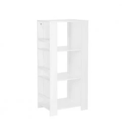 Kids White Cubby Storage Tower with Bookshelves by RiverRidge Home