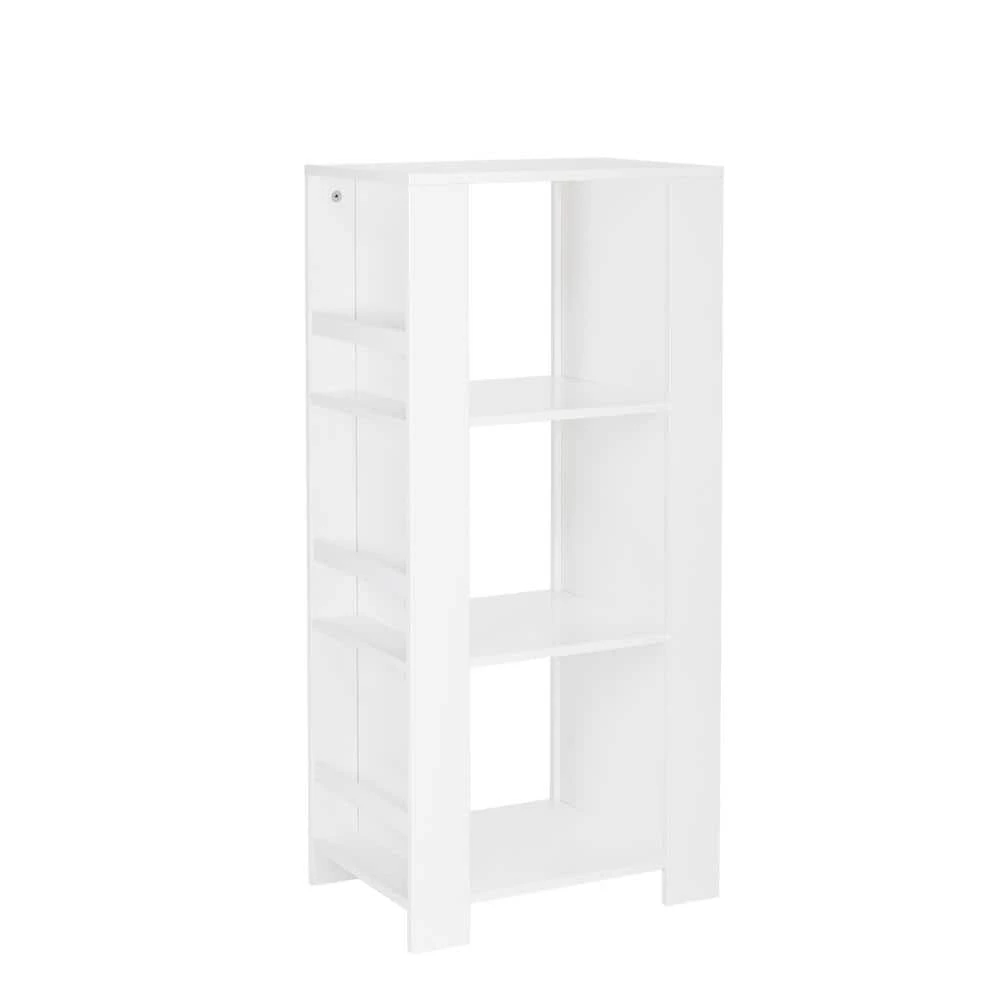 Kids White Cubby Storage Tower with Bookshelves by RiverRidge Home 1 Kids White Cubby Storage Tower with Bookshelves by RiverRidge Home