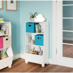 Kids 23 in. White Bookcase with Toy Organizer by RiverRidge Home 13 Kids 23 in. White Bookcase with Toy Organizer by RiverRidge Home -Furniture Store white riverridge home kids bookshelves 02 258 31 1000