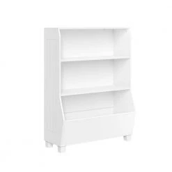 Kids 34 in. White Bookcase with Toy Organizer by RiverRidge Home