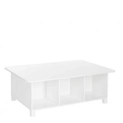 Kids White 6-Cubby Storage Activity Table by RiverRidge Home