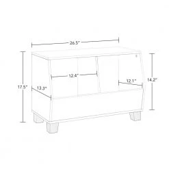 Kids Catch-All 27 in. White Toy Organizer by RiverRidge Home -Furniture Store white riverridge home toy boxes 02 252 44 1000