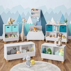 Kids Catch-All 35 in. White Toy Organizer by RiverRidge Home -Furniture Store white riverridge home toy boxes 02 253 4f 1000