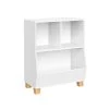Kids Catch-All White Multi-Cubby 24 in. Toy Organizer by RiverRidge Home