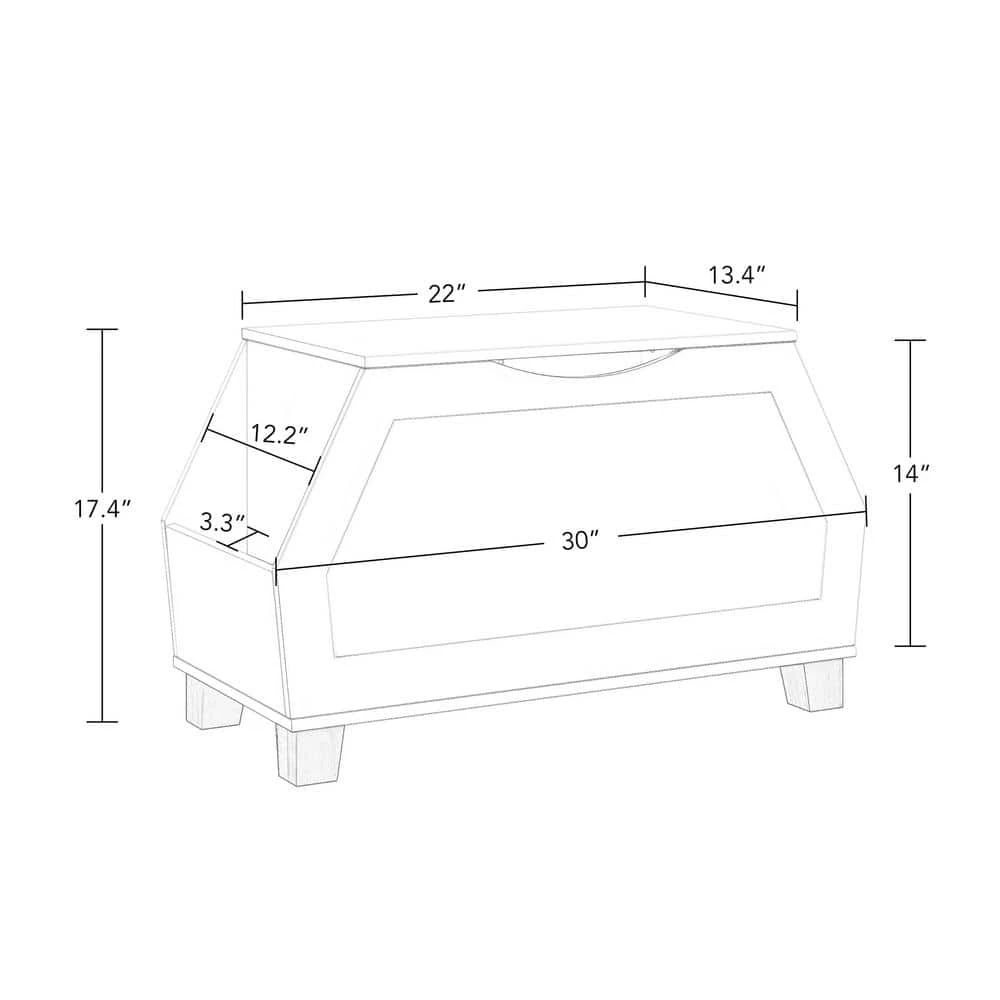 Kids Catch-All White Toy Box by RiverRidge Home 6 Kids Catch-All White Toy Box by RiverRidge Home - Image 6