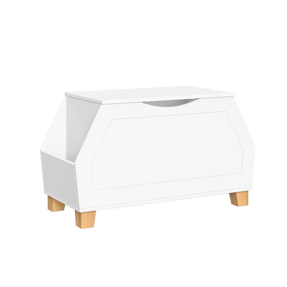 Kids Catch-All White Toy Box by RiverRidge Home 1 Kids Catch-All White Toy Box by RiverRidge Home