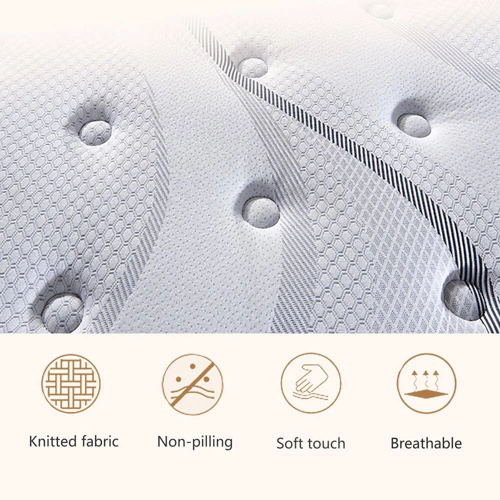 FULL Size Soft Hybrid Pocket Spring 12in. Tight Top Mattress by SUNRINX 5 FULL Size Soft Hybrid Pocket Spring 12in. Tight Top Mattress by SUNRINX - Image 5